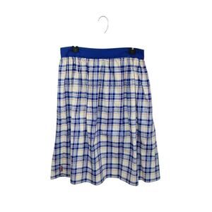 Her Universe Doctor Who Plaid Midi Skirt Size Large High Waist
